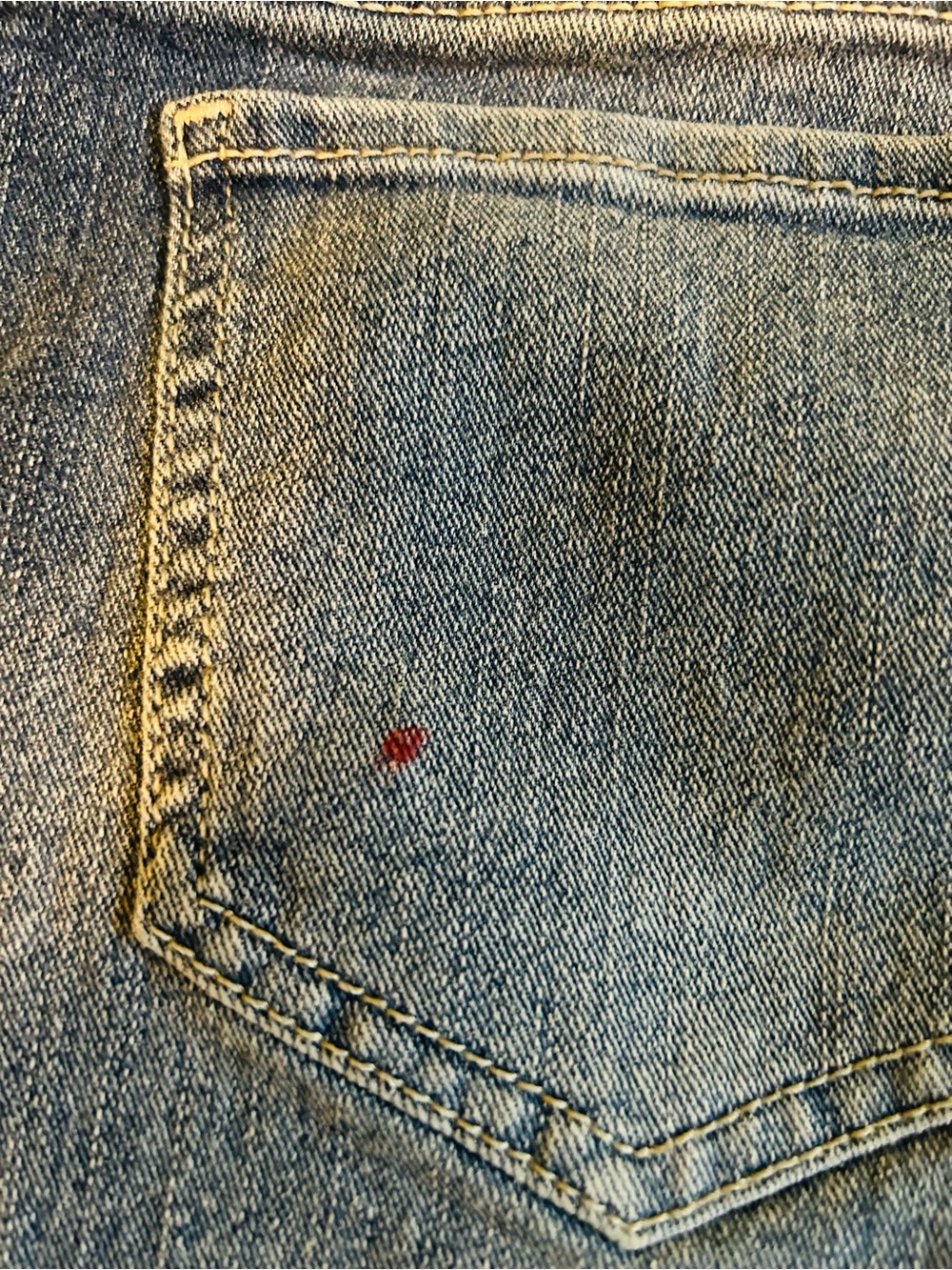 Jordache Dark Blue Denim Frayed Ankle Shorts - Picture 5 of 5